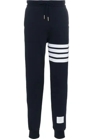 Thom Browne Bukser, Herre, Blå, 2XL, Bomuld, Sweatpants
