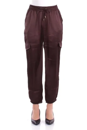 Liu Jo Bukser, Dame, Brun, S, Polyester, Brune Sport Bukser med Lommer