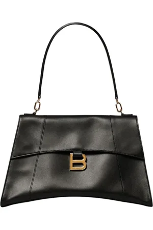 Balenciaga Taske, Dame, Sort, ONE SIZE, Uld, Elegant Top Håndtag Skuldertaske