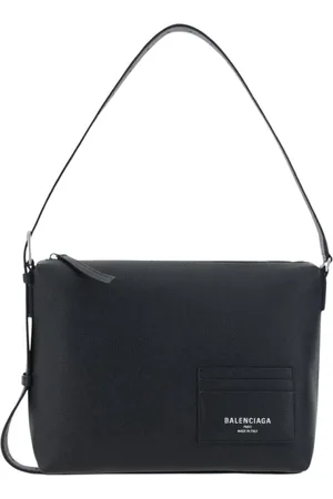 Balenciaga Taske, Herre, Sort, ONE SIZE, Uld, Elegant Skuldertaske til Mænd