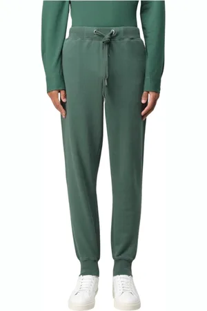 sun68 Bukser, Herre, Grøn, M, Bomuld, Grøn afslappet pasform sweatpants