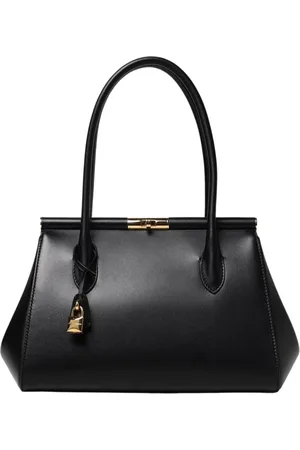 Dolce & Gabbana Taske, Dame, Sort, ONE SIZE, Læder, Struktureret Læder Doktortaske