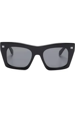 OFF-WHITE Tilbehør, unisex, Sort, ONE SIZE, Uld, Stilfulde solbriller med UV-beskyttelse
