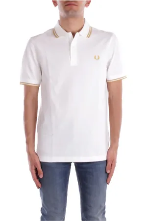 Fred Perry Top, Herre, Hvid, S, Bomuld, Hvid Polo T-shirts og Polos
