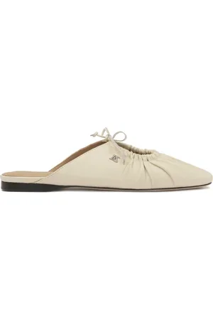 Kazar Sko, Dame, , 38 EU, Uld, Cream slides med bundet overdel