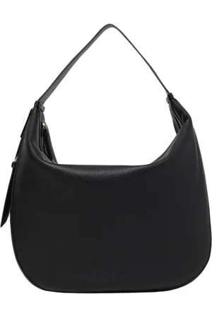 Armani Exchange Taske, Dame, Sort, ONE SIZE, Uld, HalfMoon Skuldertaske i Sort