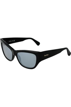 Max Mara Tilbehør, unisex, Sort, ONE SIZE, Uld, Sorte Kvinders Cat Eye Solbriller