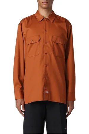 Dickies Skjorte, Herre, , S, Rust Arbejdsskjorte Regular Fit