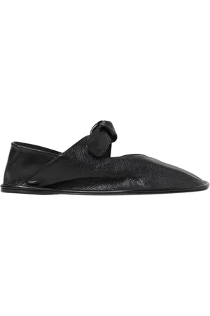 Hereu Sko, Dame, Sort, 36 EU, Læder, Sorte Læder Ballerina Flats