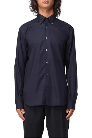 BROOKSFIELD Skjorte, Herre, Blå, 4XS, Bomuld, Blå Skjorte Klassisk Stil
