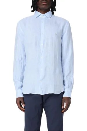 BROOKSFIELD Skjorte, Herre, Blå, 5XL, Denim, Denim Langærmet Skjorte