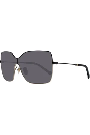 Carolina Herrera Tilbehør, Dame, Sort, ONE SIZE, Uld, Sorte Kvinder Solbriller Mono Linse