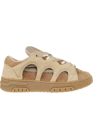 PAURA Sko, Dame, Brun, 38 2/3 EU, Bomuld, Nude & Neutrals Mesh Sneakers