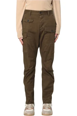 Dsquared2 Bukser, Herre, Grøn, XL, Cargo Bukser til Mænd