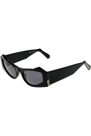 GCDS Tilbehør, unisex, Sort, ONE SIZE, Uld, Sort Cat Eye Solbriller
