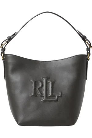 Ralph Lauren Taske, Dame, Grøn, ONE SIZE, Læder, Læder Bucket Taske i Oliven