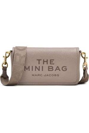 Marc Jacobs Taske, Dame, Grå, ONE SIZE, Uld, Grå Skuldertaske med Flap Lukning