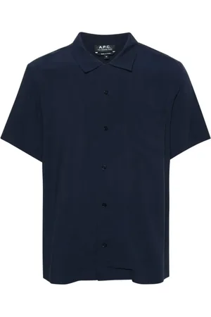 A.P.C. Skjorte, Herre, Blå, L, Uld, Bluser