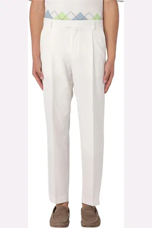 HUGO BOSS Bukser, Herre, , S, Uld, Naturlige Plisserede Bukser