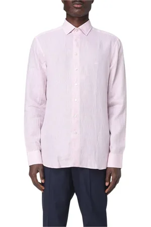 Etro Skjorte, Herre, Lyserød, 4XL, Lyserød Langærmet Skjorte