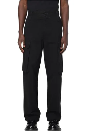 Msgm Bukser, Herre, Sort, S, Bomuld, Gule Cargo Bukser med Flere Lommer