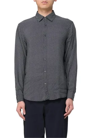 Armani Exchange Skjorte, Herre, Blå, M, Marineblå Skræddersyet Skjorte