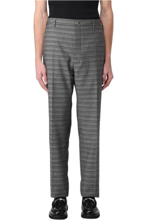 Vivienne Westwood Bukser, Herre, Flerfarvet, 2XL, Uld, Multifarvet Stribet Uldblandingsbukser
