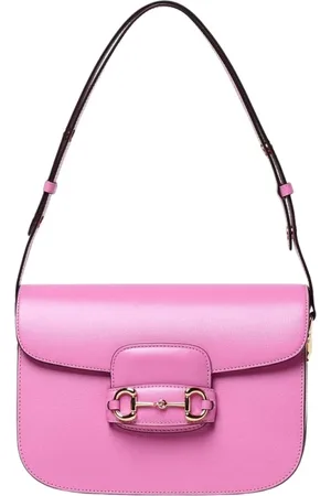Gucci Taske, Dame, Lyserød, ONE SIZE, Uld, Rosa Læder Skuldertaske