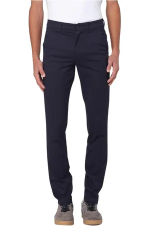 Calvin Klein Bukser, Herre, Blå, W30, Bomuld, Moderne Blå Chinos Bukser