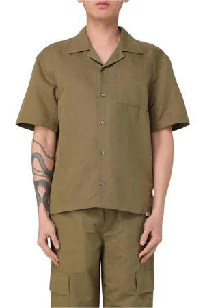 Colmar Skjorte, Herre, Grøn, XL, Militærstil Kortærmet Skjorte