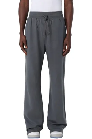 Dolce & Gabbana Bukser, Herre, Grå, L, Uld, Premium Komfort Sweatpants