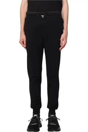 Philipp Plein Bukser, Herre, Sort, XL, Uld, Stilfulde Casual Joggers Bukser