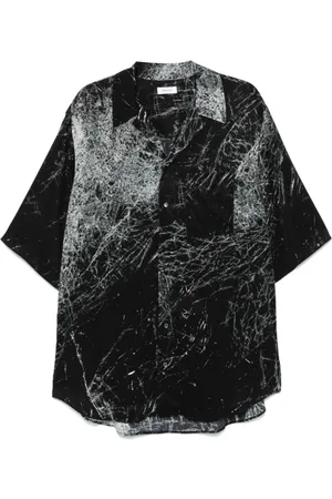 Alexander McQueen Skjorte, Herre, Sort, XS, Sort Twillvævet Skjorte