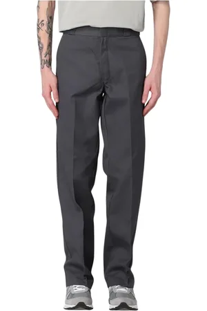 Dickies Bukser, Herre, Grå, W30, Bomuld, Klassiske hvide arbejdsbukser