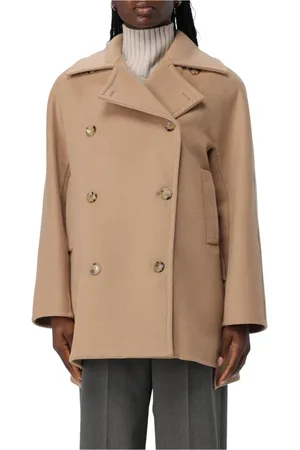 Max Mara Frakke, Dame, , S, Uld, Elegant Uldfrakke