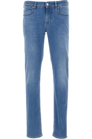 RE-HASH Jeans, Herre, Blå, W35, Uld, Blå Jeans til Mænd Stilfuld Ss24