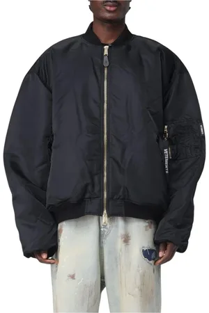 Vetements Jakke, Herre, Flerfarvet, XS, Nylon, Multifarvet Bomberjakke