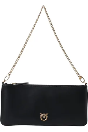 Pinko Taske, Dame, Sort, ONE SIZE, Uld, Elegant Skuldertaske