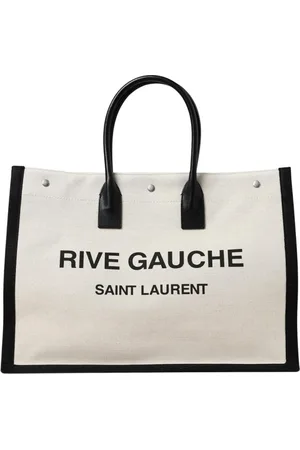 Saint Laurent Taske, Herre, , ONE SIZE, Læder, Lærred Læder Tote Taske