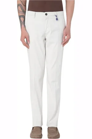 Manuel Ritz Bukser, Herre, Hvid, M, Bomuld, Hvide Slim Fit Chinos Bukser
