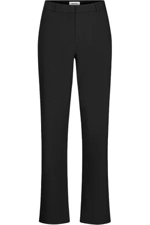 Modstrom Bukser, Dame, Sort, S, Polyester, Bred Ben Sort Bukser Højtaljet