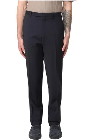 Emporio Armani Bukser, Herre, Blå, 2XL, Uld, Blå ClassicFit Dress Pants