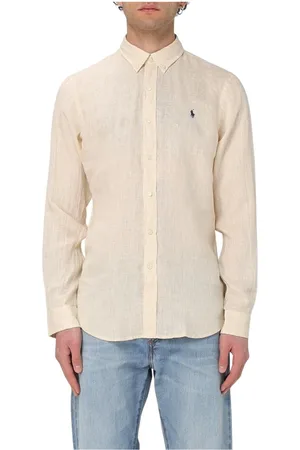 Ralph Lauren Skjorte, Herre, , 2XL, Linned, Langærmet Linnedskjorte