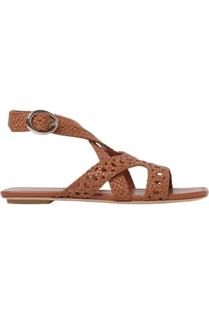 Stuart Weitzman Sko, Dame, Brun, 40 EU, Læder, Brun Læder Flade Sko