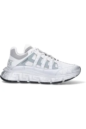 VERSACE Sko, Herre, Hvid, 44 EU, Hvide Sneakers Trigreca Stil