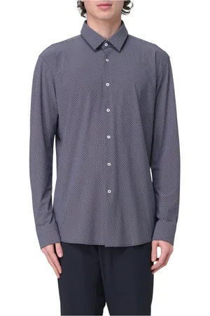 HUGO BOSS Skjorte, Herre, Blå, 2XL, Afslappet Herreskjorte P-Hank Stil
