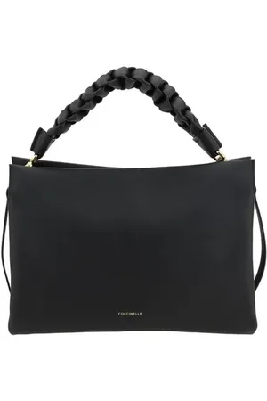 Coccinelle Taske, Dame, Sort, ONE SIZE, Uld, Elegant Flettet Håndtaske