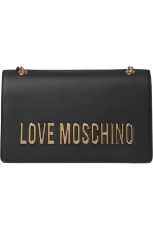 Moschino Taske, Dame, Sort, ONE SIZE, Uld, Sort Kæde Skuldertaske Stilfuldt Tilbehør