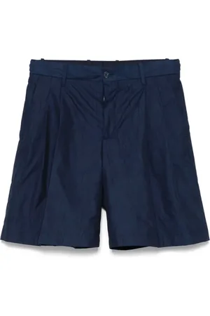 Tommy Hilfiger Shorts, Herre, Blå, L, Midnight Button-Front Bukser
