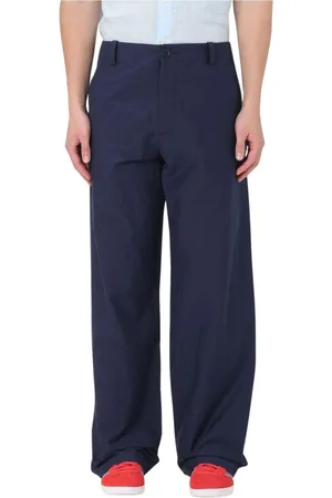 A.P.C. Bukser, Herre, Blå, M, Klassiske Blå Wide Leg Bukser